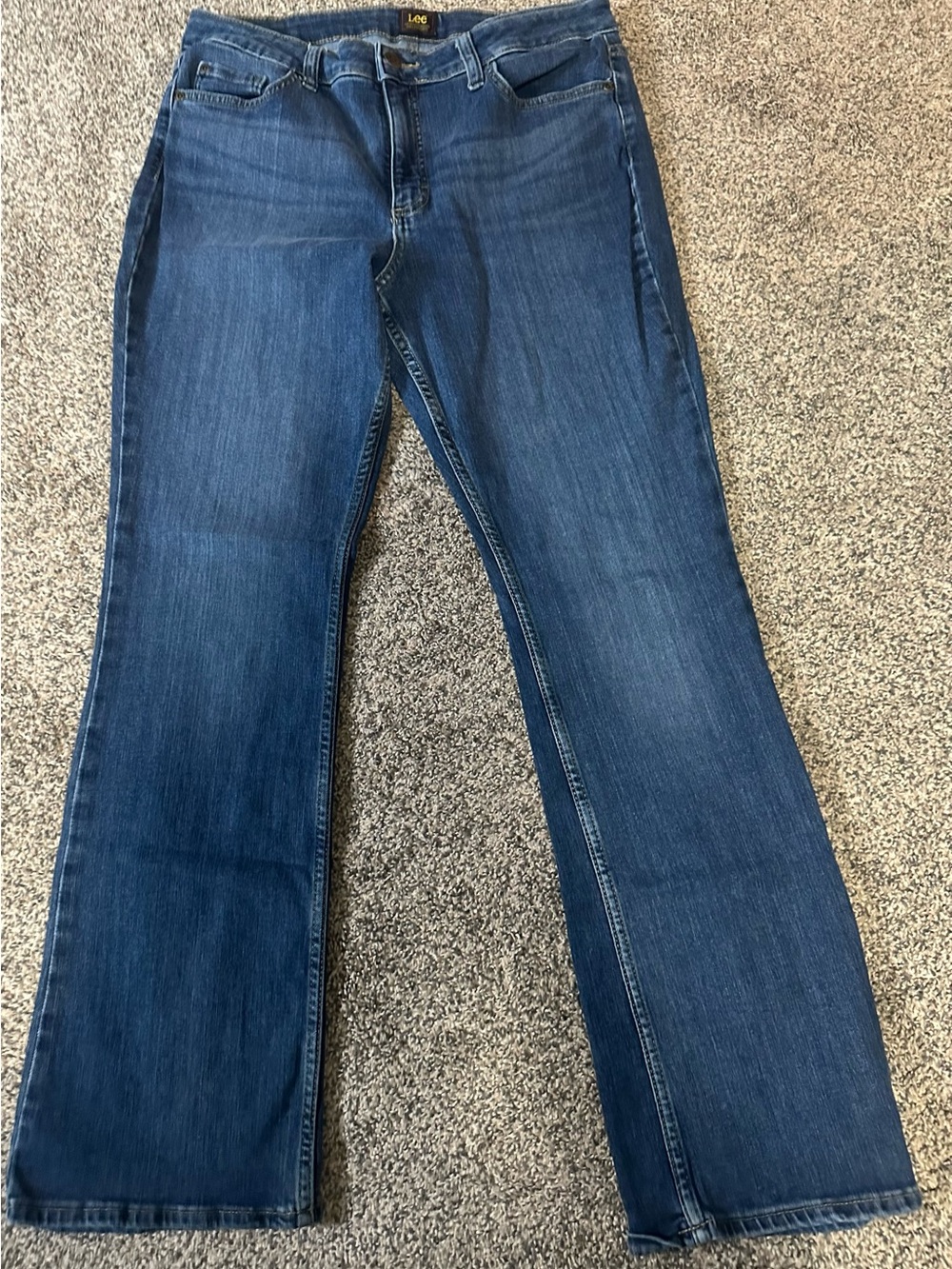 Lee Women's Flared Jeans in Dark Blue Wash